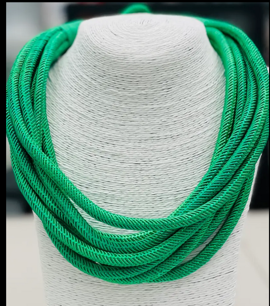 Green Rope Necklace