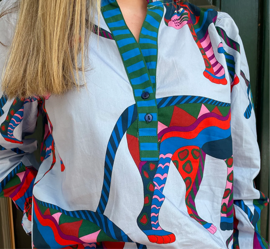 Ashley Cheetah Mirage Top