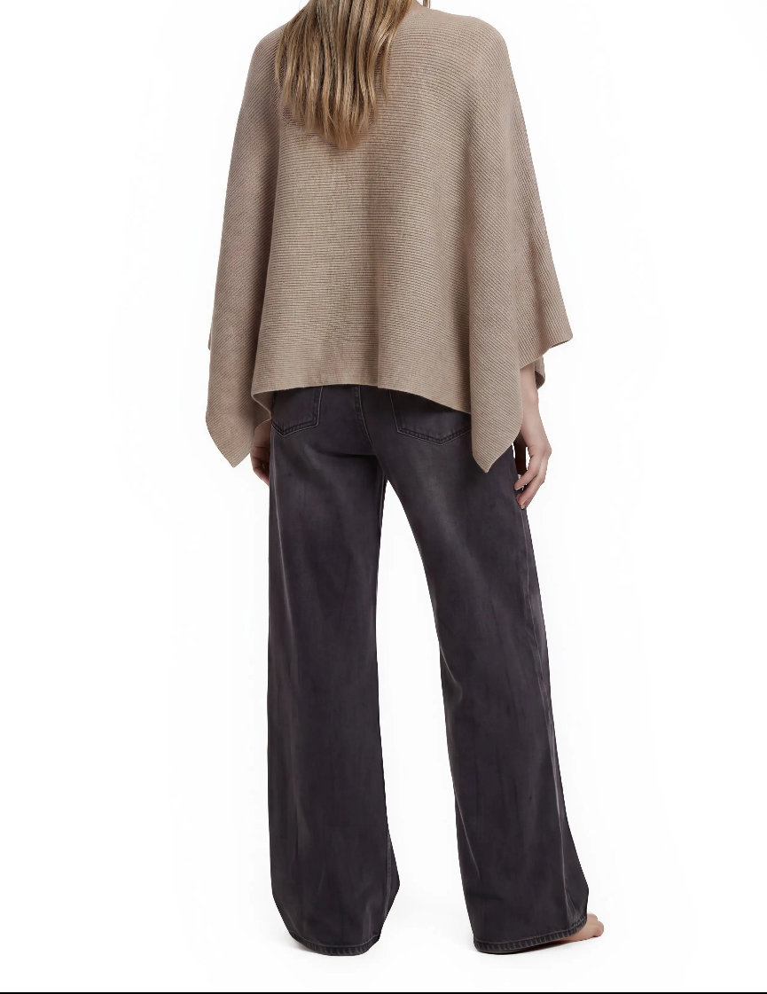 Oatmeal Cape Sweater