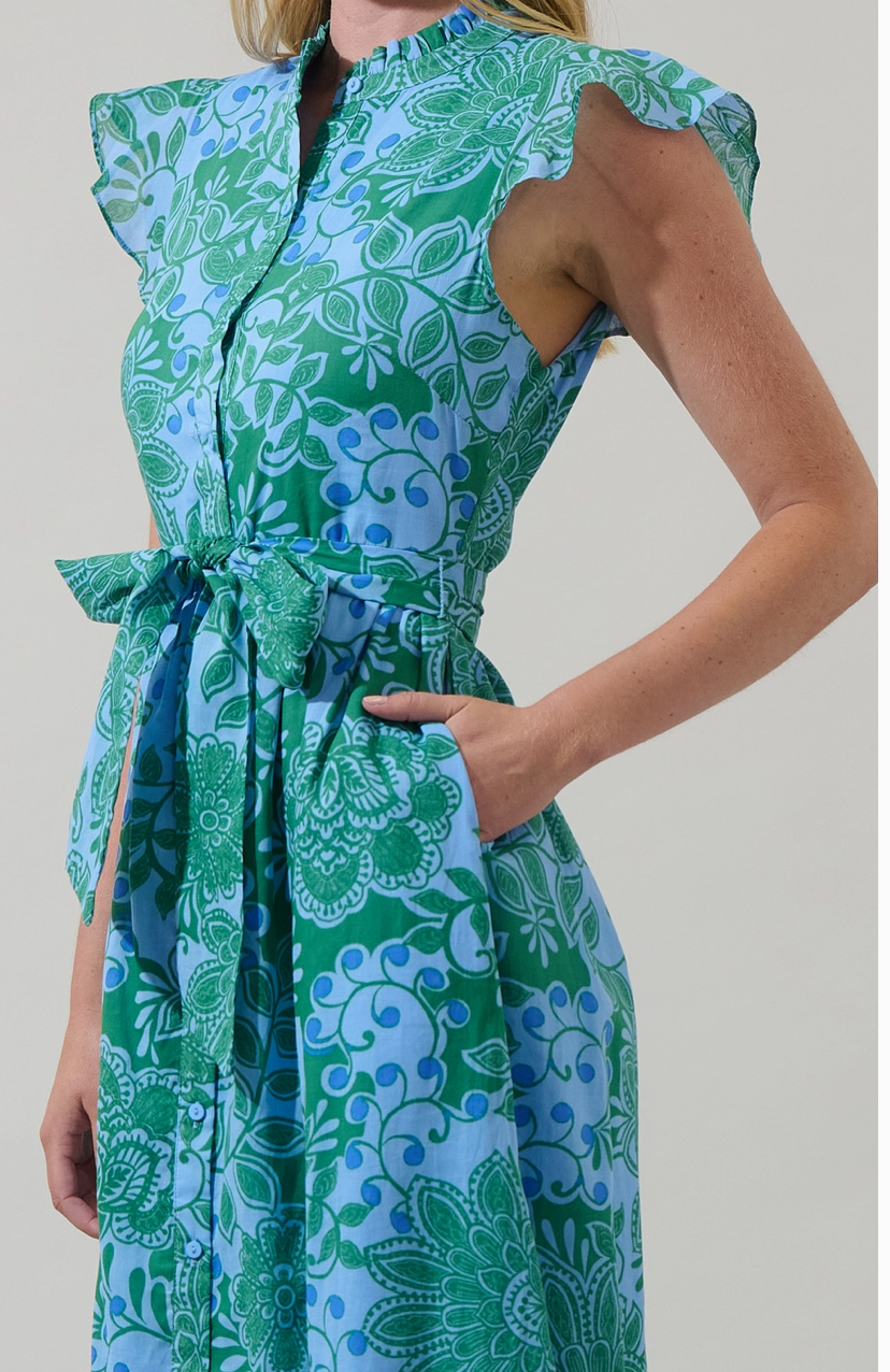 Tressa Floral Maxi Dress