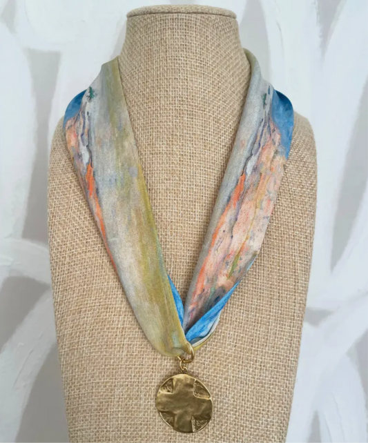 Cola Stacks-Our Father Scarf Necklace