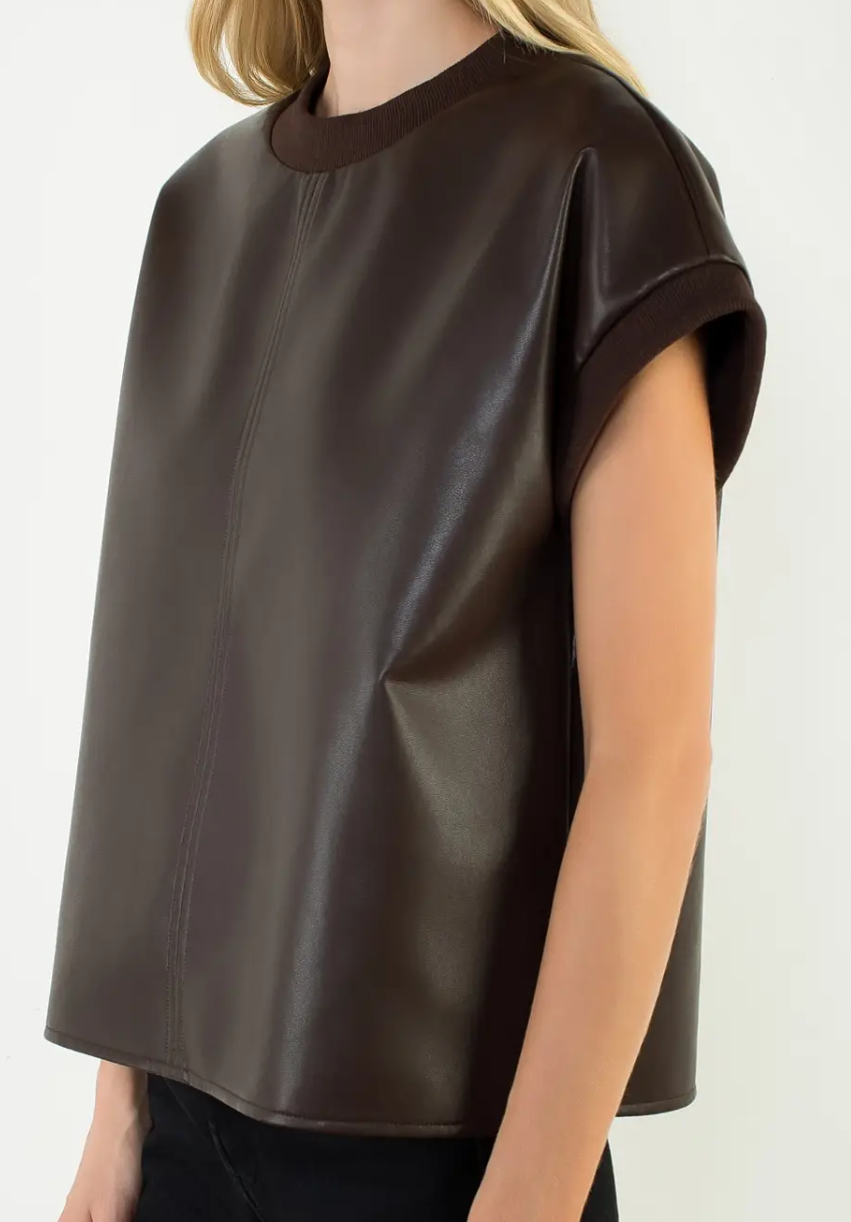 Leather Top