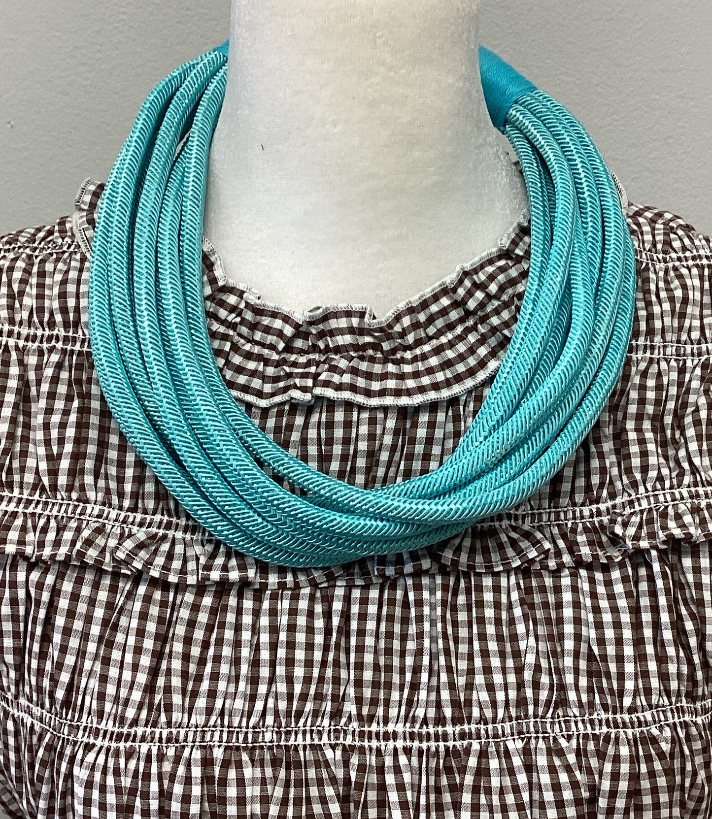 Turquoise Rope Necklace