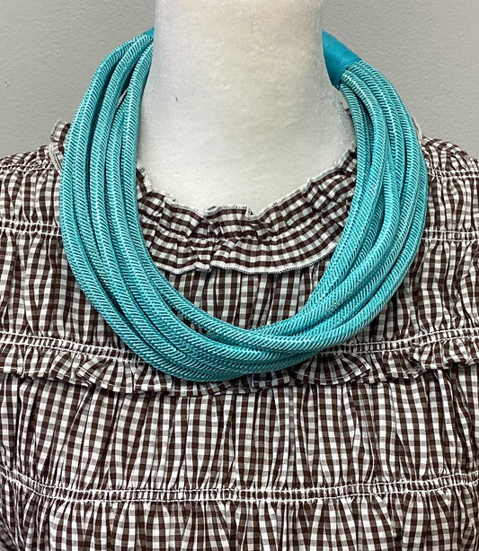 Turquoise Rope Necklace