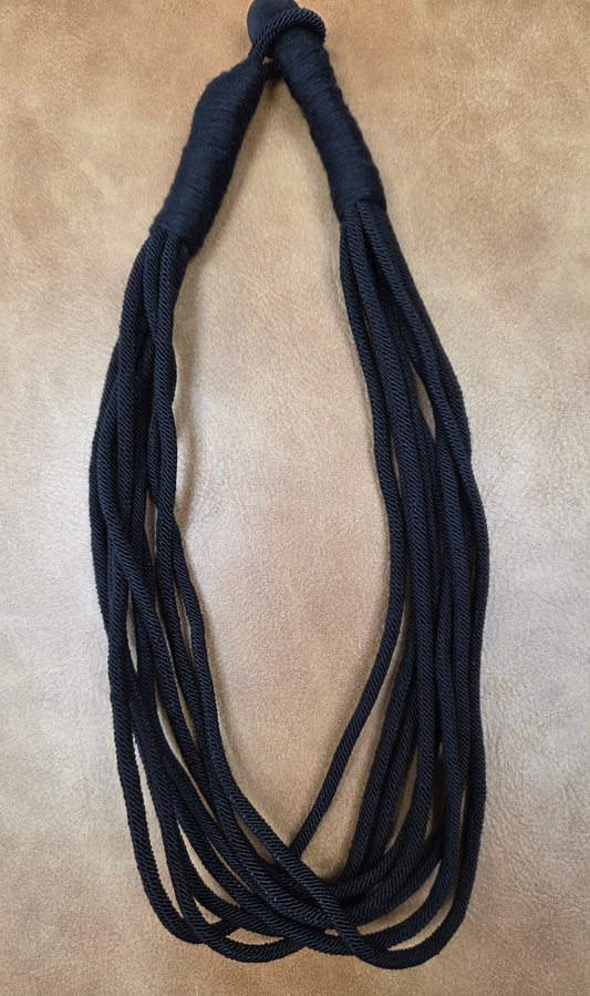 Black Rope Necklace
