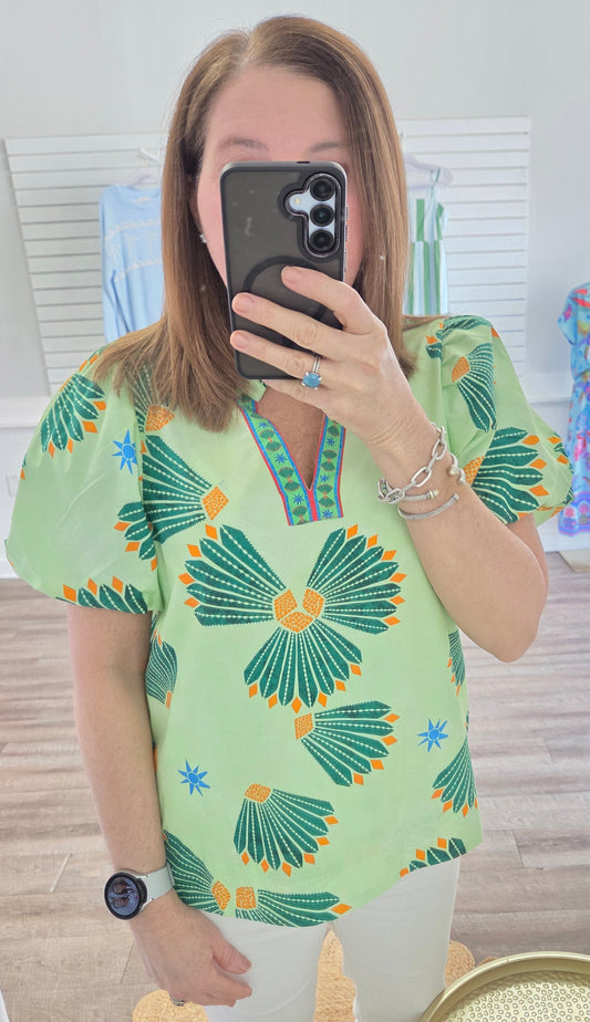 Faye Top-Mint Shells