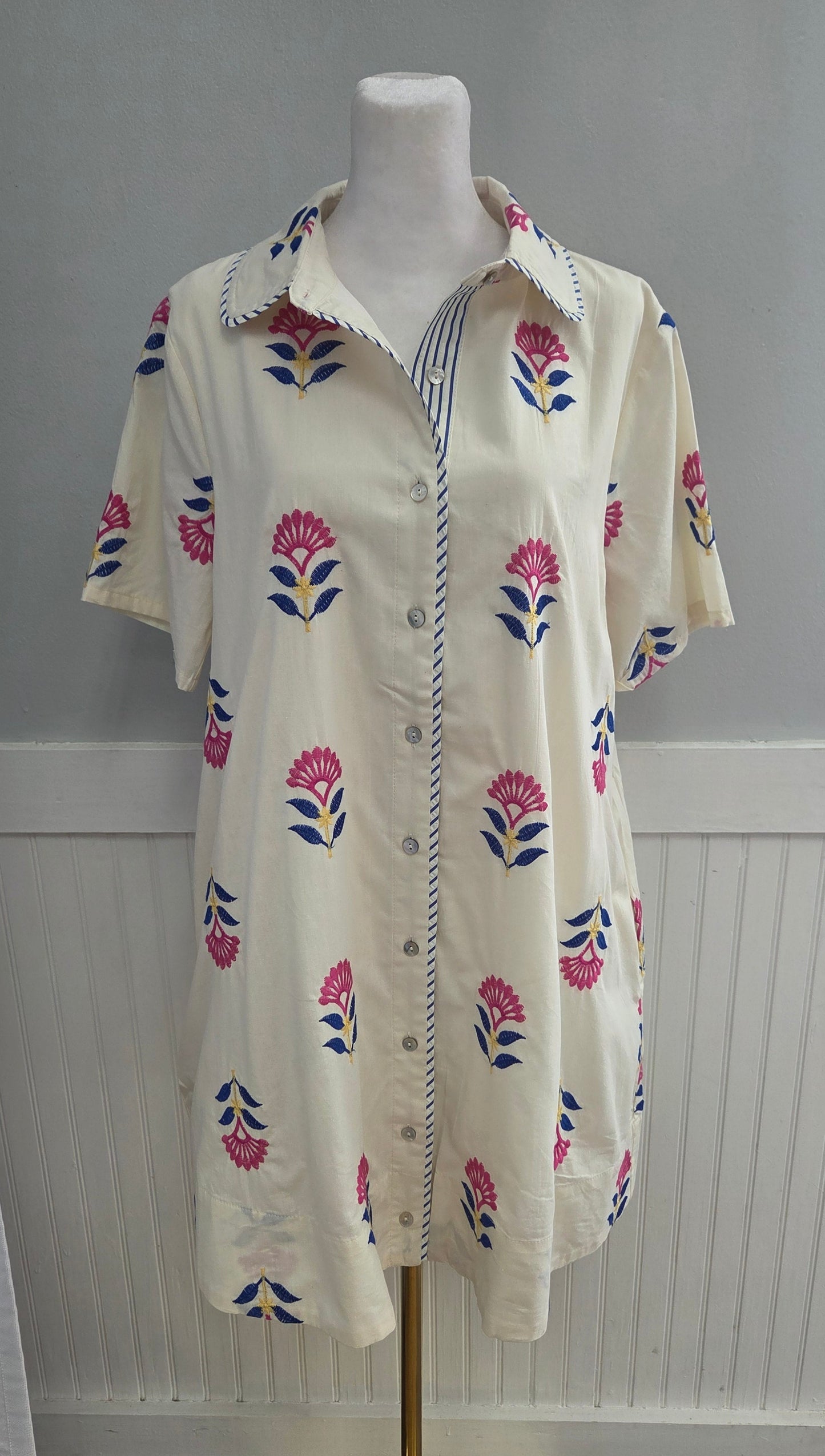 Floral Button Down Dress
