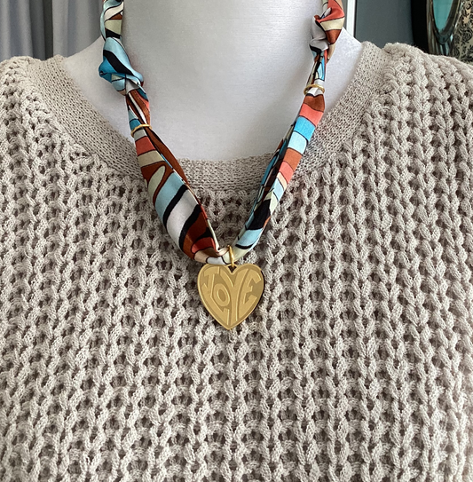 Mac & Malley Sunset Scarf Necklace