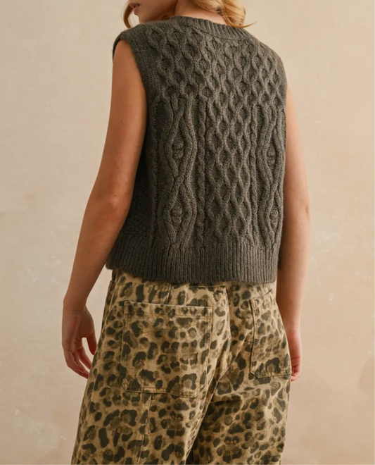 Shelby Cable Knit Vest