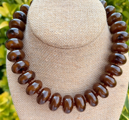 Rory Dark Brown Necklace
