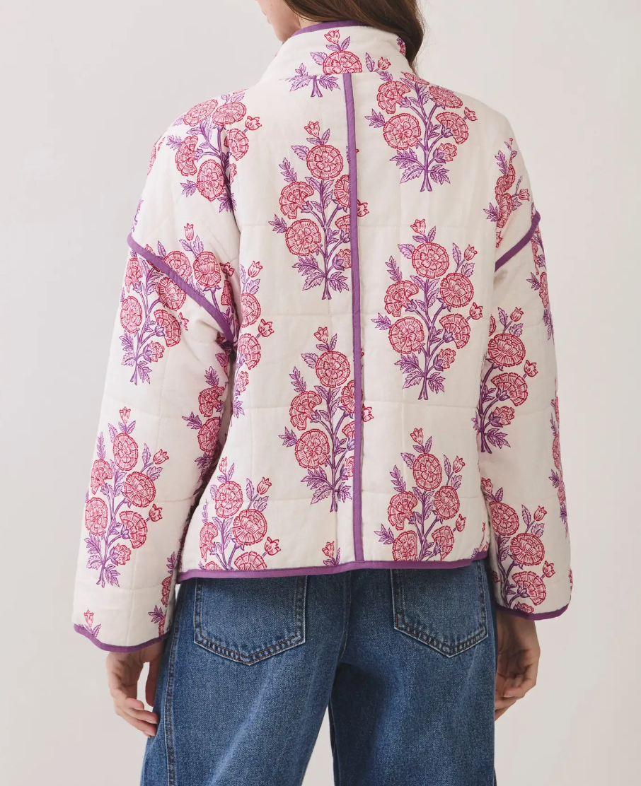Quilted Zip Up Jacket