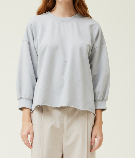 3/4 Sleeve Terry Top