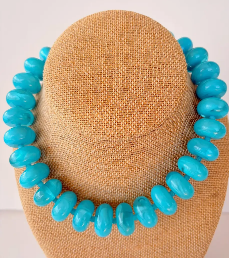Rory Turquoise Beaded Necklace