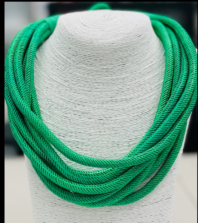 Green Rope Necklace