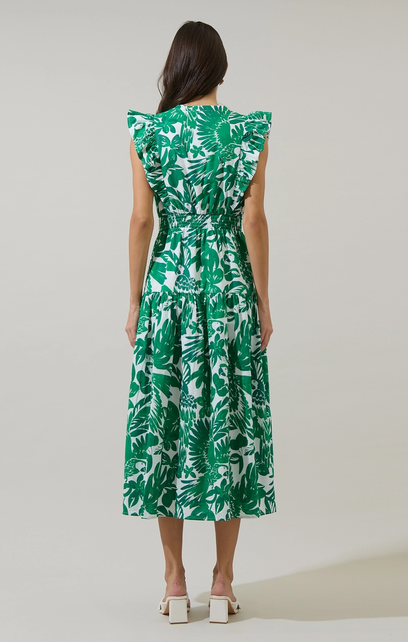 Masey Floral Midi Dress