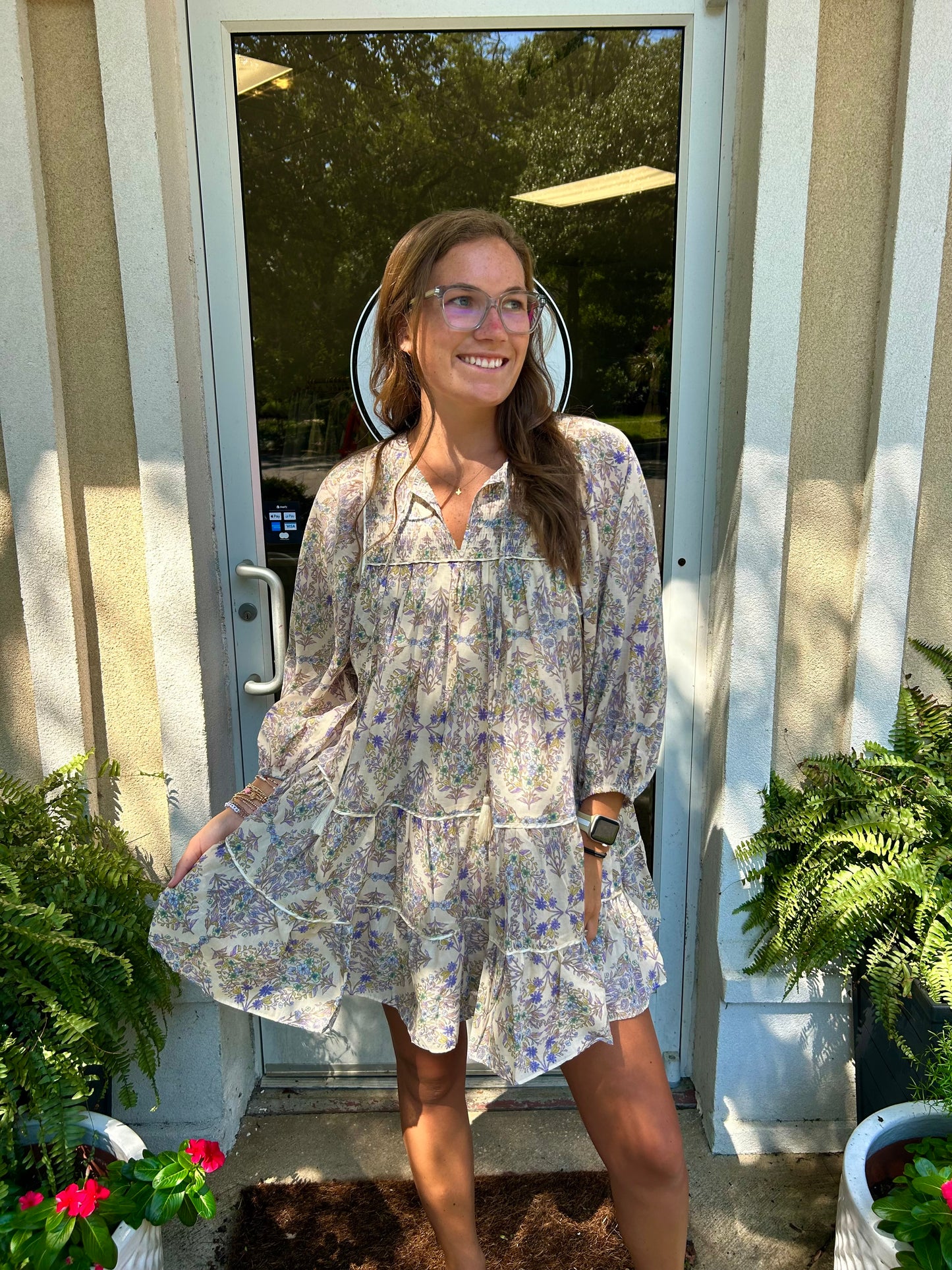 Karlie - Boho Floral Tier Dress