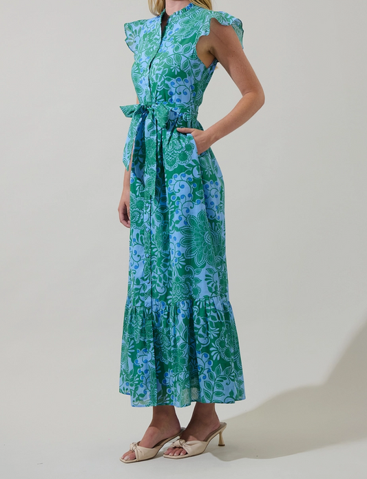 Tressa Floral Maxi Dress