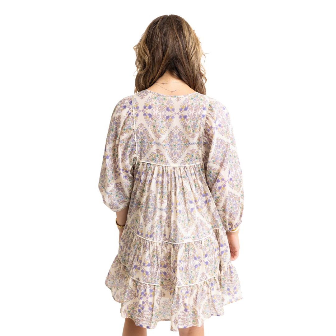 Karlie - Boho Floral Tier Dress