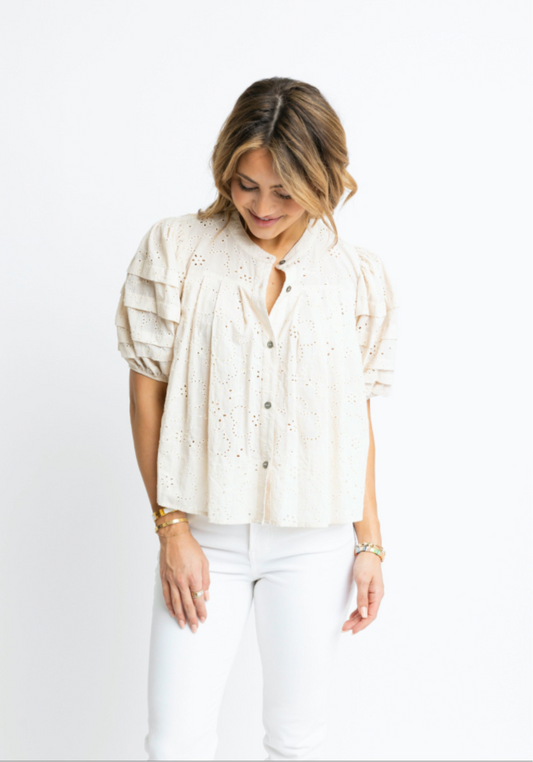 Eyelet Top