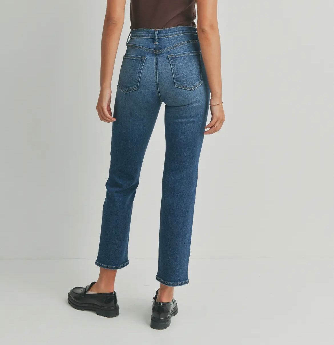 Just Black Denim - High Rise Classic Straight