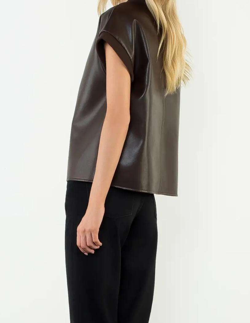 Leather Top