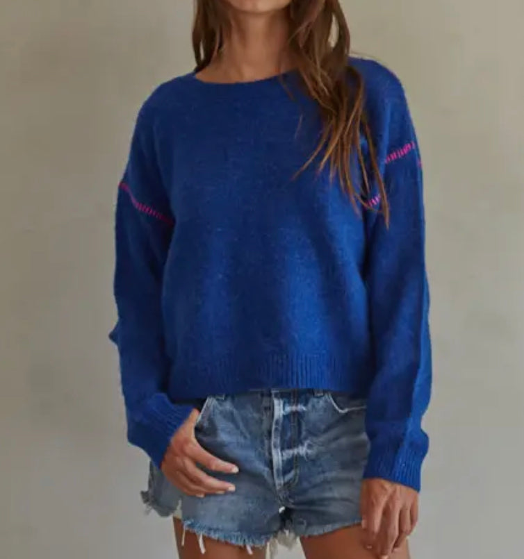 Summer Blues Pullover