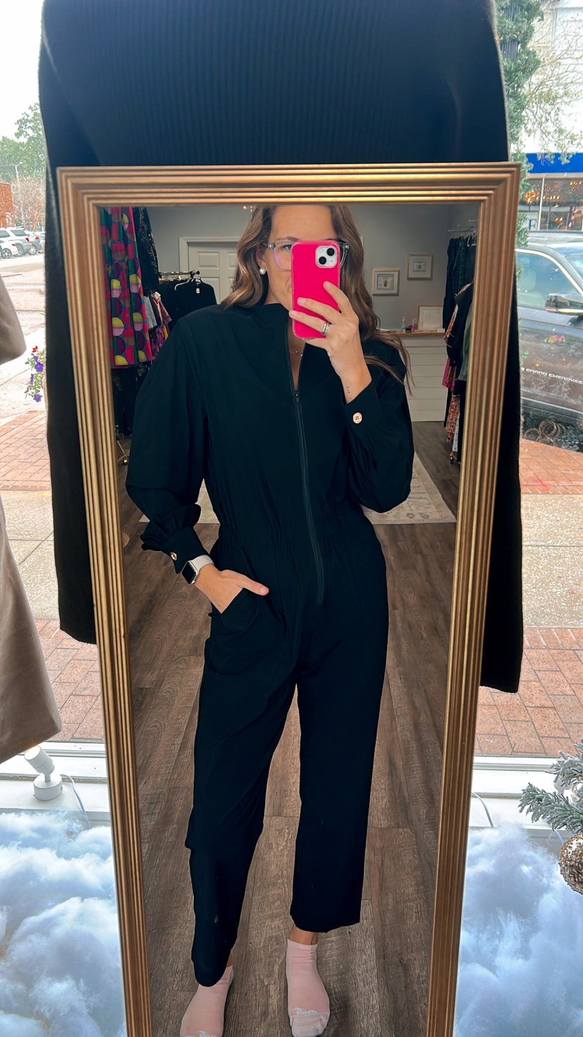 Karlie - Solid Zip Performance Jumpsuit