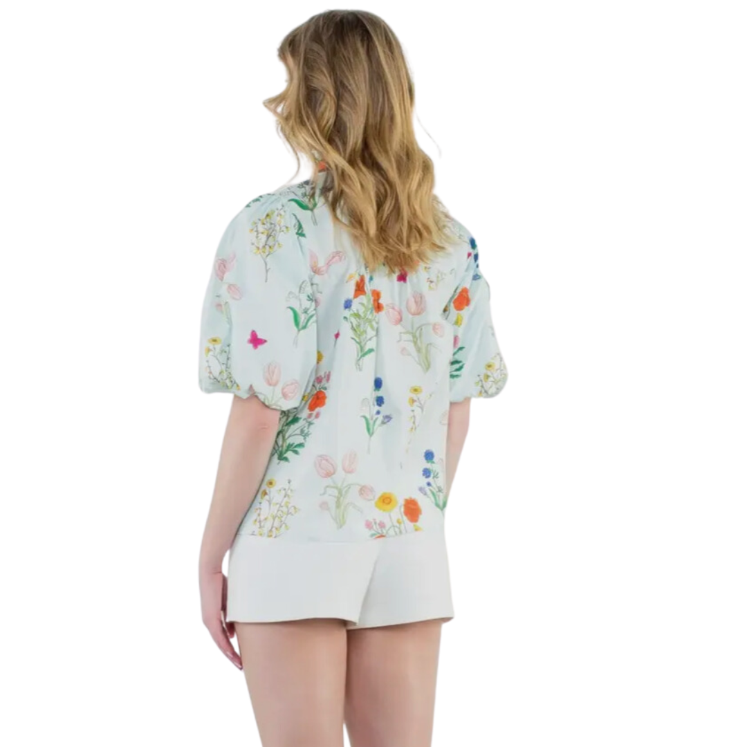 Floral Bouquets Blouse