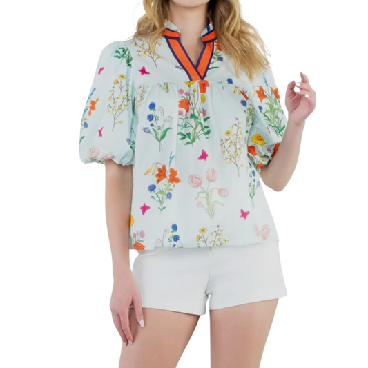 Floral Bouquets Blouse