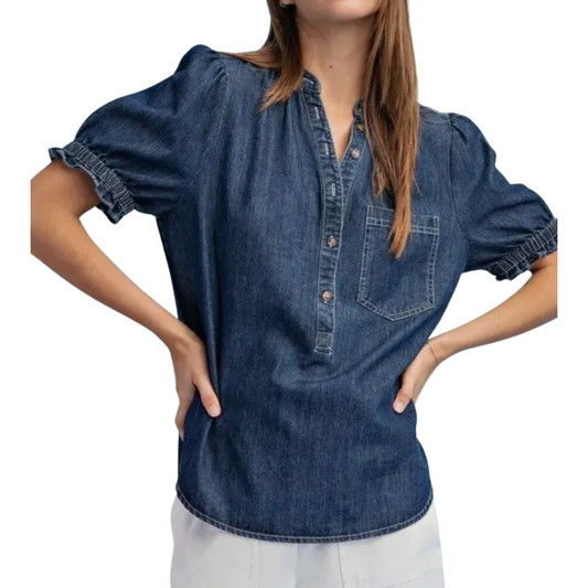 Denim Sully Top