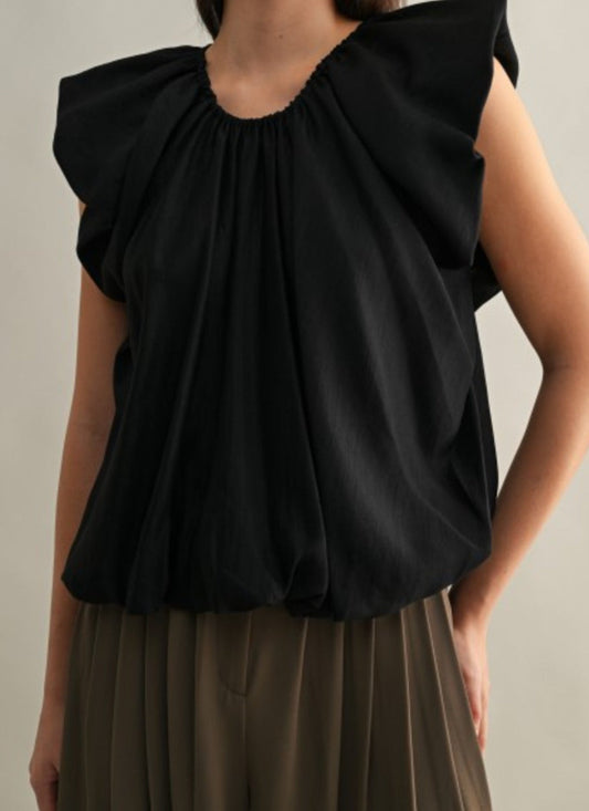 Black Bubble Top