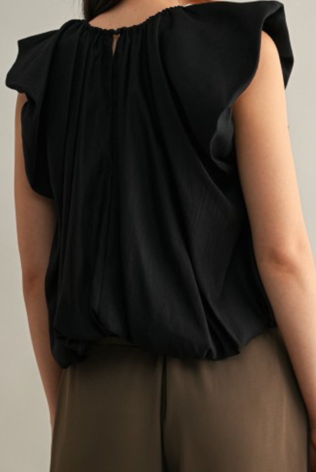 Black Bubble Top